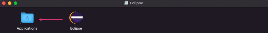 Drag and Drop Eclipse icon to Applications